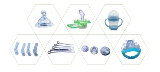 Baby Bottle And Pacifier LSR Vertical Plastic Injection Moulding Machine