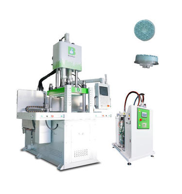 Vertical Liquid Silicone Facial Brush Soft Bristle LSR Injection Molding Machine