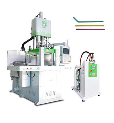 Mesin Cetakan Injeksi Karet Silikon Cair Smart Water Cup Straw LSR Feeder