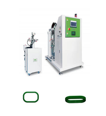 Liquid Silicone Rubber Green Smart Desk Lamp Base Silicone Overmolding Machine